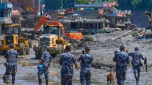 Number of missing in deadly Nepal, China floods soars past 2,400