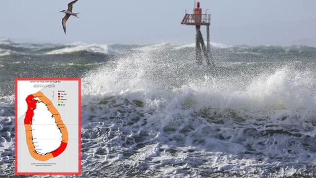 Advisory issued for strong winds and rough seas