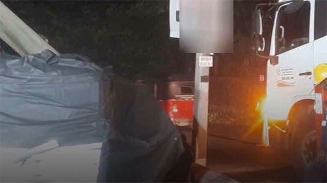 Seven injured as van crashes into electricity pole