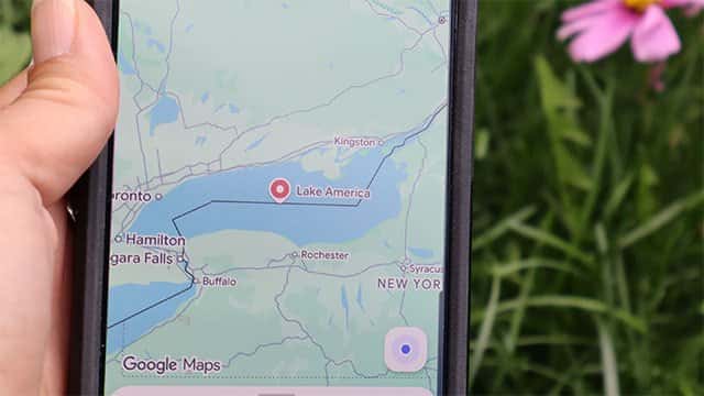 Google Maps now show 'Lake America' in US, not 'Lake Ontario'