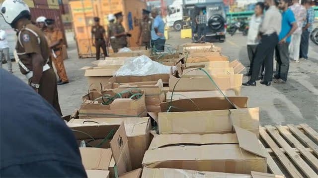 472kg of ‘Ice’ seized at Colombo Port; Police probe international drug network