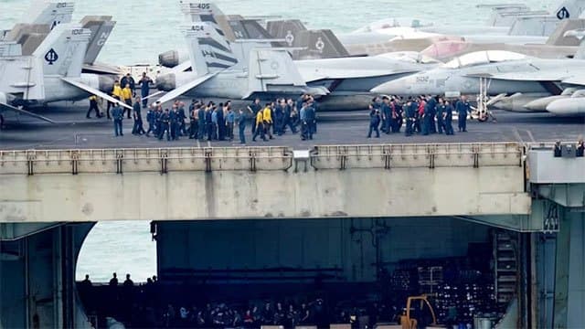 US aircraft carrier Abraham Lincoln arrives in Thailand after months at sea