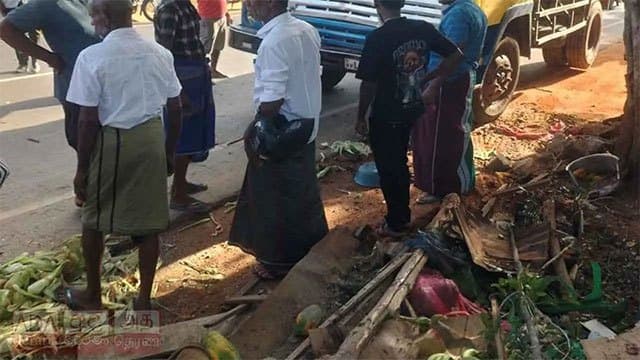 One killed, another injured after tipper truck crashes into shop in Vavuniya