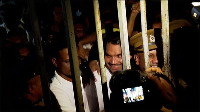 MP Namal Rajapaksa taken to remand prison