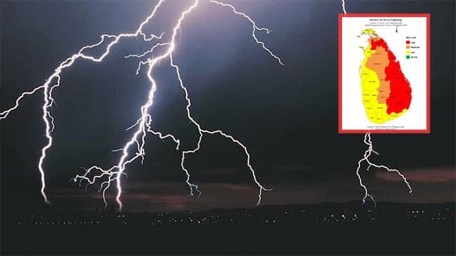 Advisory issued for severe lightning