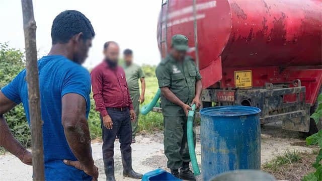 Drinking water distribution continues for over 113,000 people amid dry weather