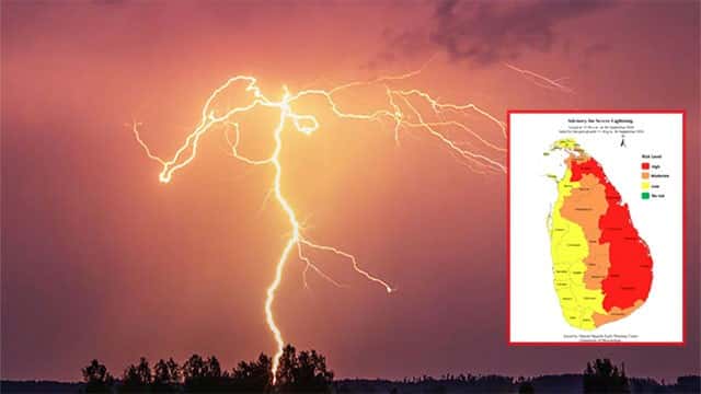 Advisory issued for severe lightning