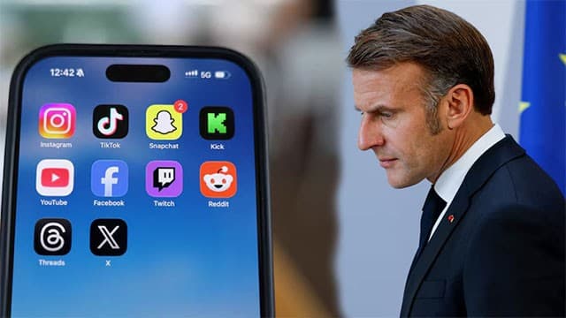 Macron urges EU ban on social media for under-15s in letter to Von der Leyen