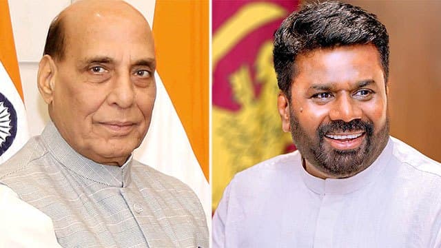 Indian Defence Minister meets President Anura Dissanayake