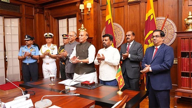 Sri Lanka, India sign defence MoUs following President- Indian Defence Minister meeting