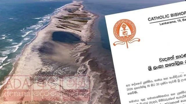 Catholic Bishops’ Conference raises concerns over Mannar exploration activities