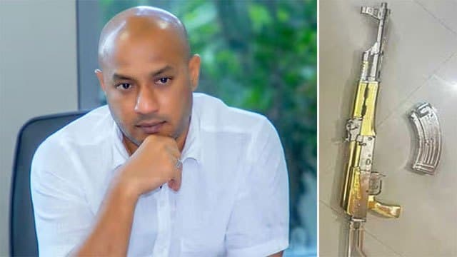 Ex-Minister Duminda Dissanayake indicted over gold-plated firearm case