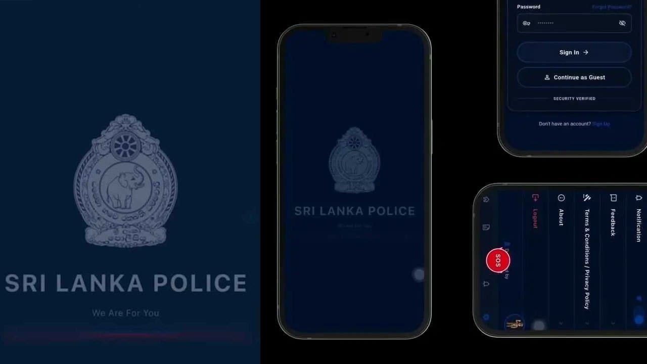 Sri Lanka Police launch new mobile app for emergency assistance with 'SOS' feature