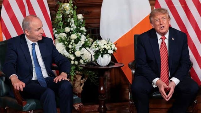 Trump says he would 'love' to see a united Ireland