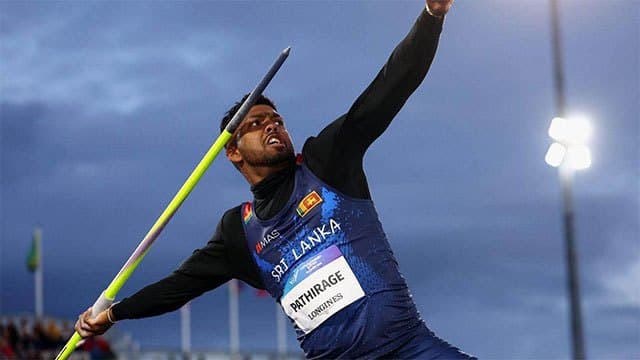 Rumesh Tharanga clinches javelin gold at World Athletics Ultimate Championship