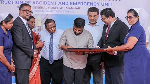 Construction begins on Rs. 600 million emergency unit at Mannar Hospital