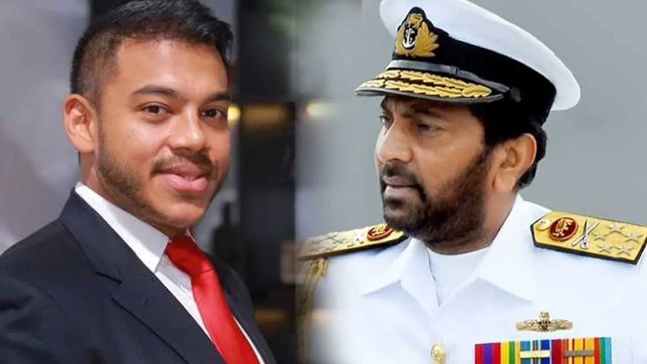 Yoshitha and ex-navy chief Karannagoda’s case fixed for pre-trial conference