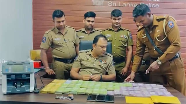 Alleged cash collector of ‘Panadura Kudu Salindu’ arrested with Rs. 6.3 mln