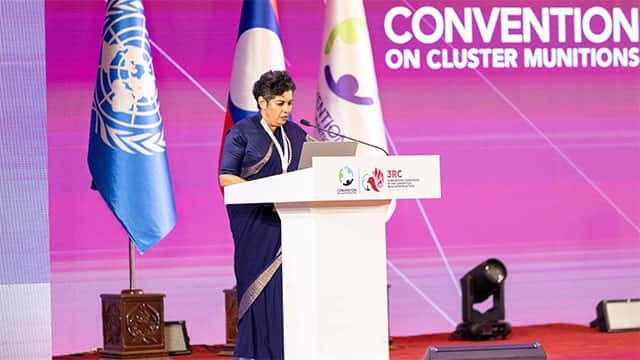 Sri Lanka reaffirms commitment to humanitarian objectives of Cluster Munitions Convention
