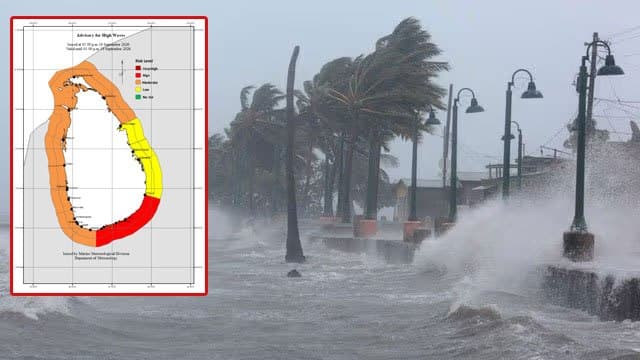 Advisory issued for strong winds and rough seas