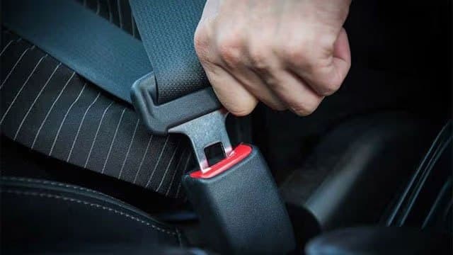 Seat belts mandatory for all vehicle passengers on expressways from midnight today