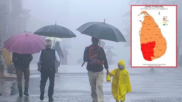 Advisory issued for heavy rain