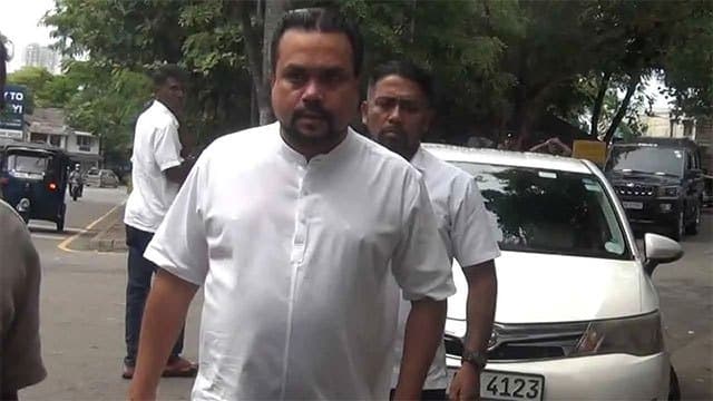 Wimal Weerawansa appears before court after arrest warrant issued