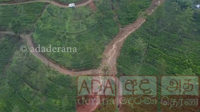 Residents evacuated following major landslide in Maskeliya estate