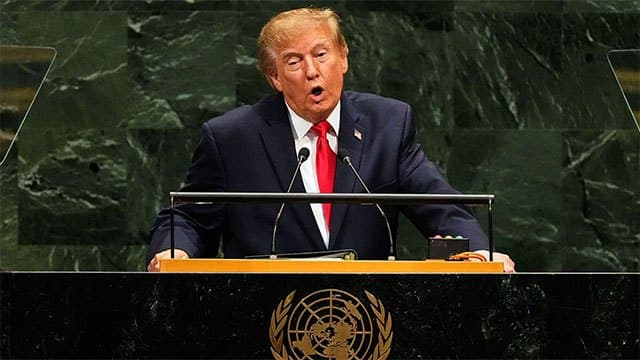 Trump threatens to 'annihilate' Iran in UN speech as officials meet on sidelines