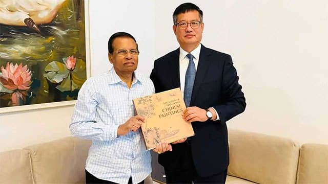 New Chinese Ambassador meets former President Maithripala Sirisena