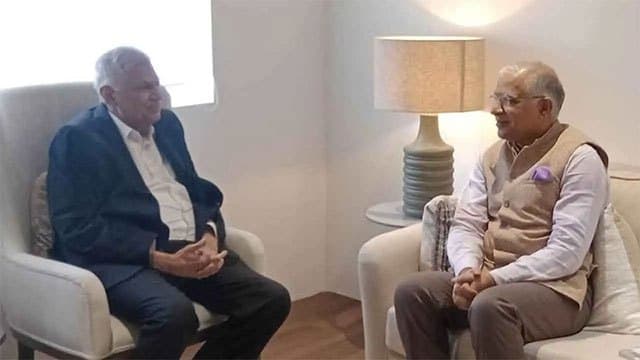 Indian High Commissioner meets ex-President Ranil Wickremesinghe