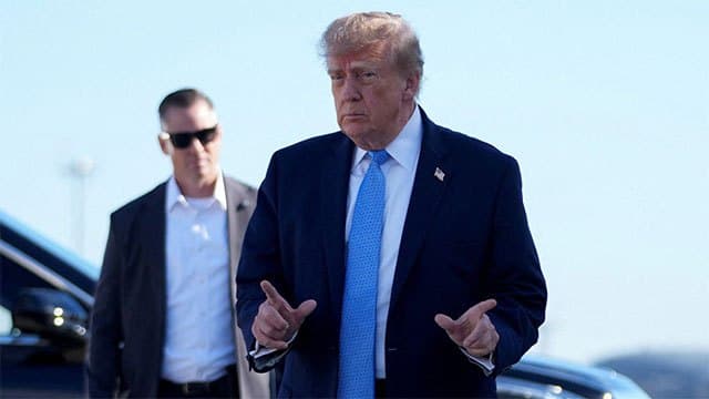 Trump says men arrested at UK air base used by US were looking to do 'big damage'