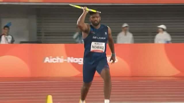 Rumesh Tharanga clinches gold in Men’s Javelin at Asian Games