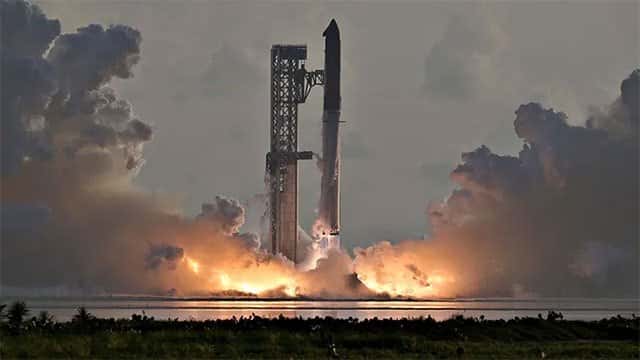 SpaceX launches Starship on first orbital flight