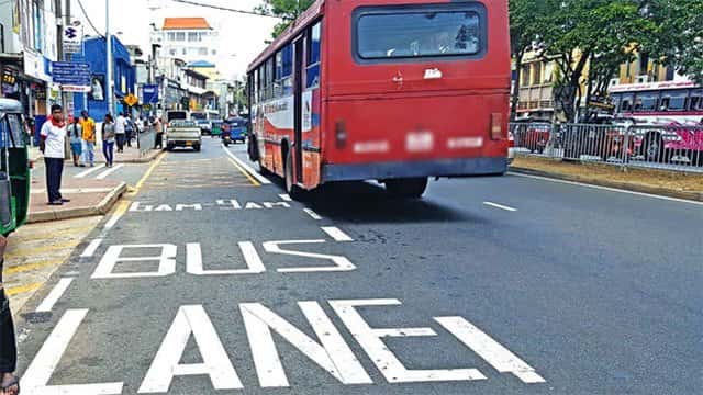 Bus priority lane re-implemented from today; Metro Bus service to expand across Colombo