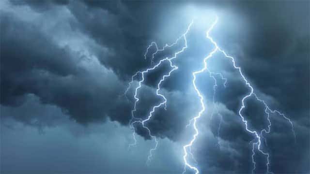 Amber alert issued for severe lightning in several provinces