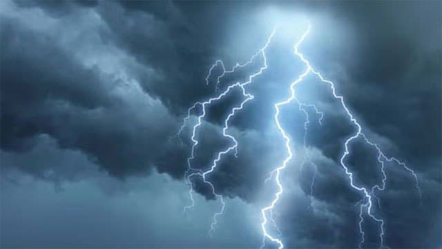 Amber alert issued for severe lightning in several provinces
