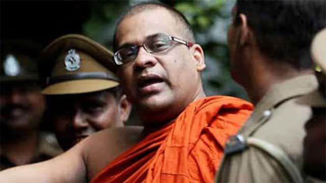 Gnanasara Thero arrested at temple in Kalutara