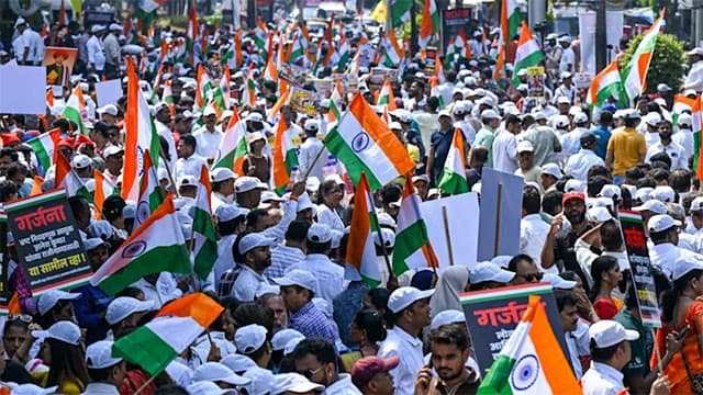 Indians protest election chief as police probe harassment claims