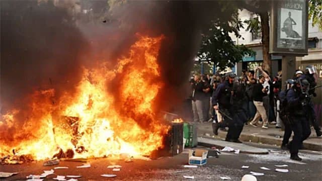 Tear gas in Paris and Marseille as school protests grow across France