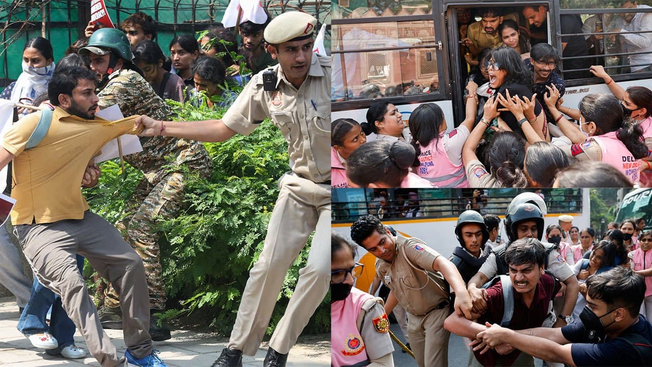 India detains hundreds, locks down Delhi to foil protest against election chief