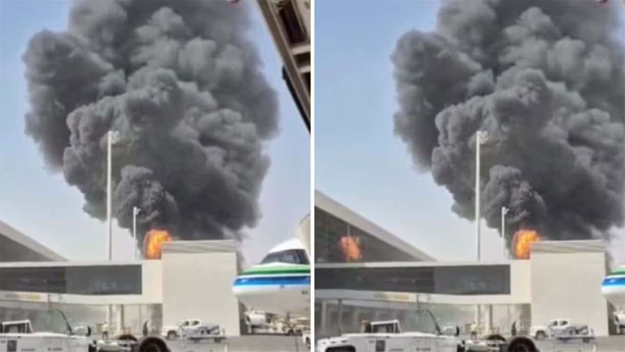 Loud blast at Riyadh airport as travellers evacuated and airlines cancel flights