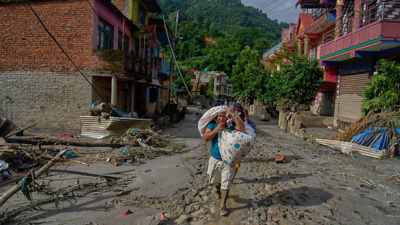 Nepal urges villagers to evacuate after flood triggered by landslide