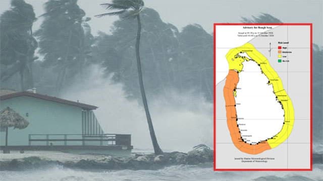 Advisory issued for rough seas