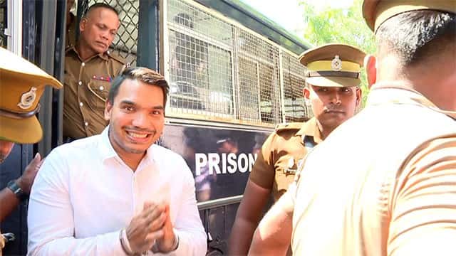 MP Namal Rajapaksa produced before court
