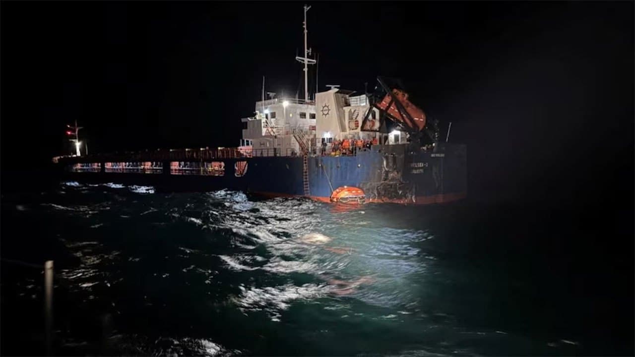Eleven sailors missing after drone sinks ship off Bulgaria