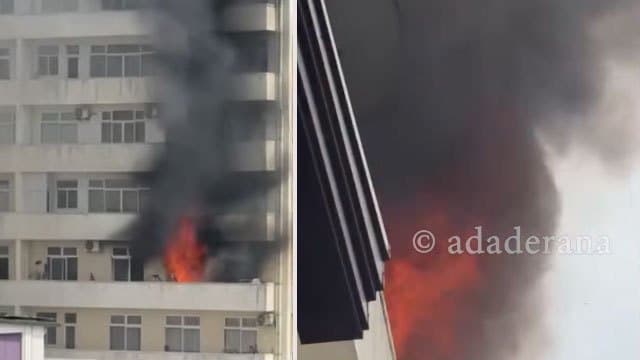Fire breaks out at apartment complex in Bambalapitiya