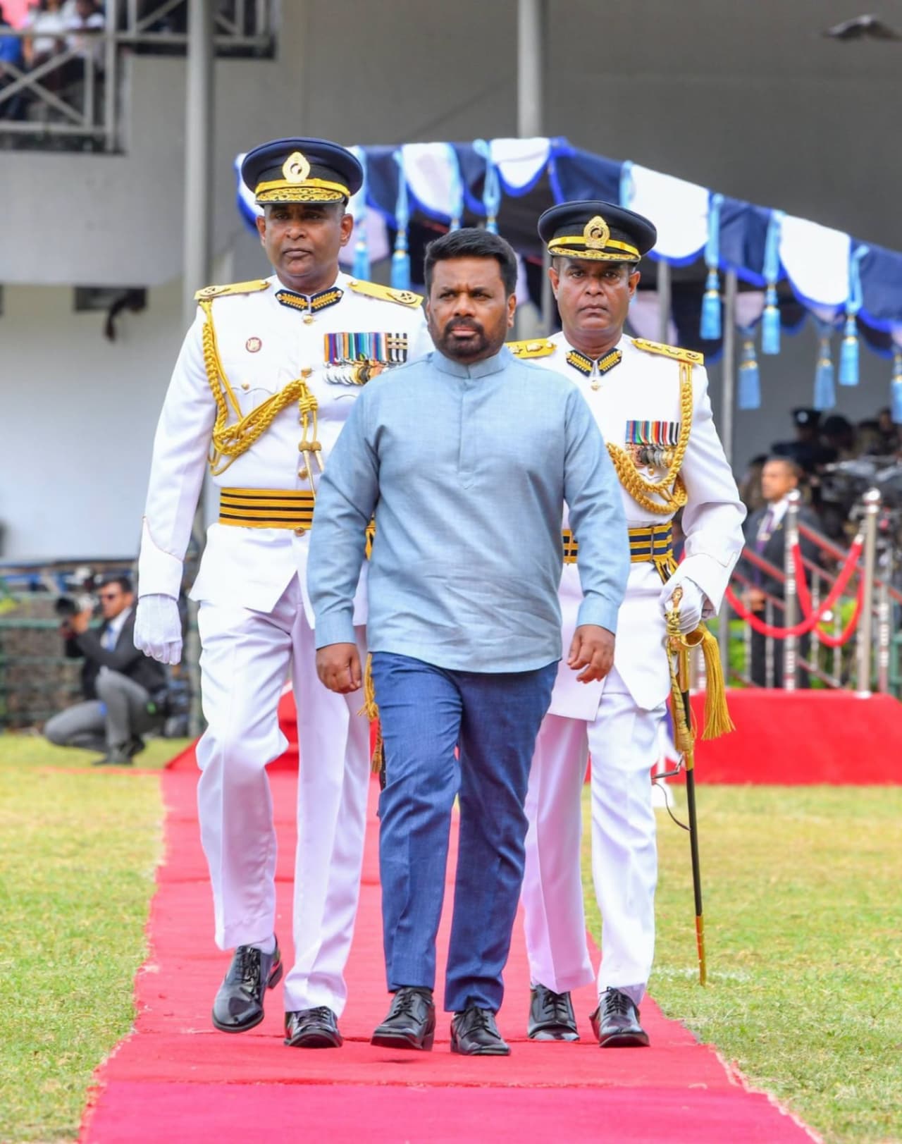President attends 160th police anniversary…