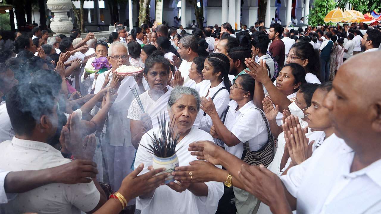 Poson Poya observed across Sri Lanka…