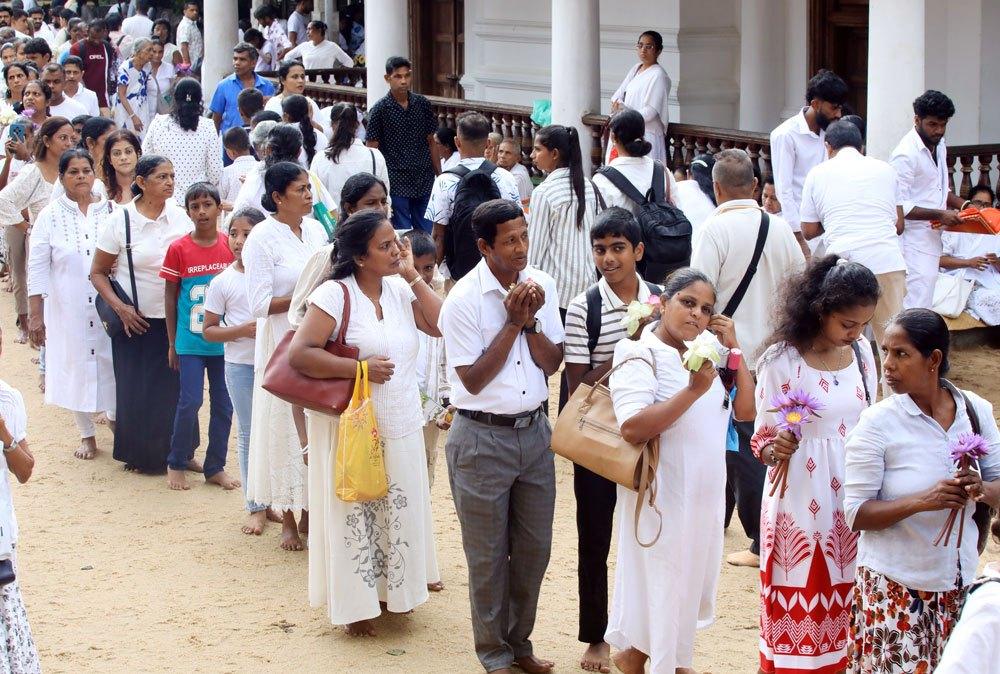 Poson Poya observed across Sri Lanka…